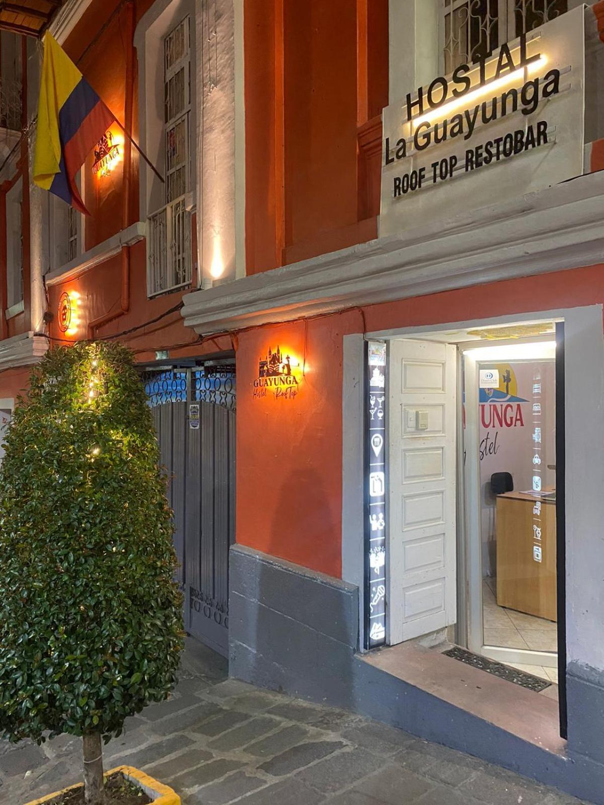 Hostal La Guayunga Rooftop Quito Exterior photo